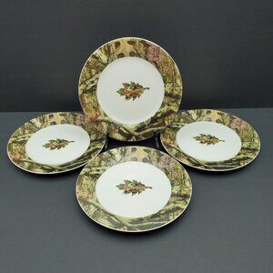 Mossy Oak Break Up Infinity Dessert Plates Woods Camouflage Salad Bread Plates